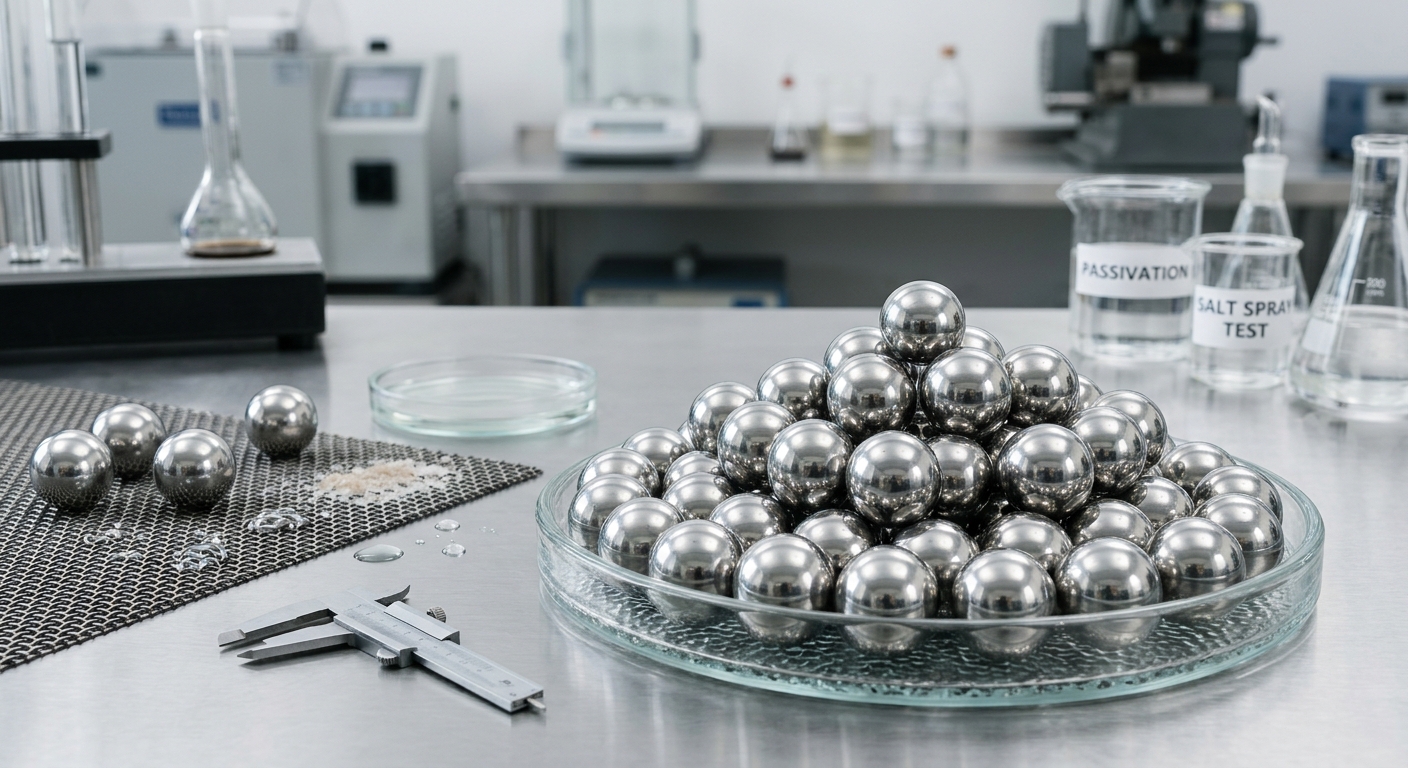 img of How to Improve the Rust Resistance of Carbon Steel Balls?