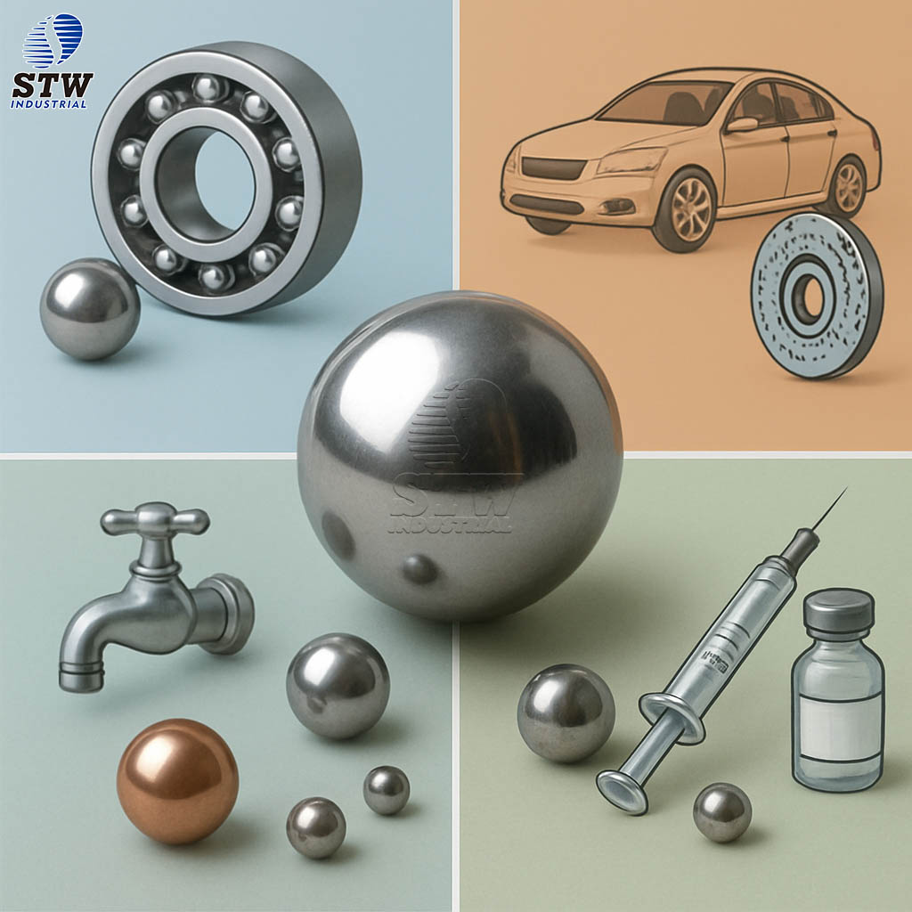 img of Steel Ball Selection Guide for Different Industrial Applications
